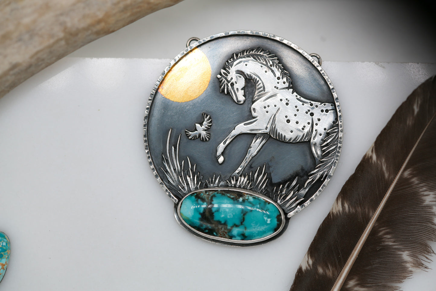 Playful Appaloosa Necklace