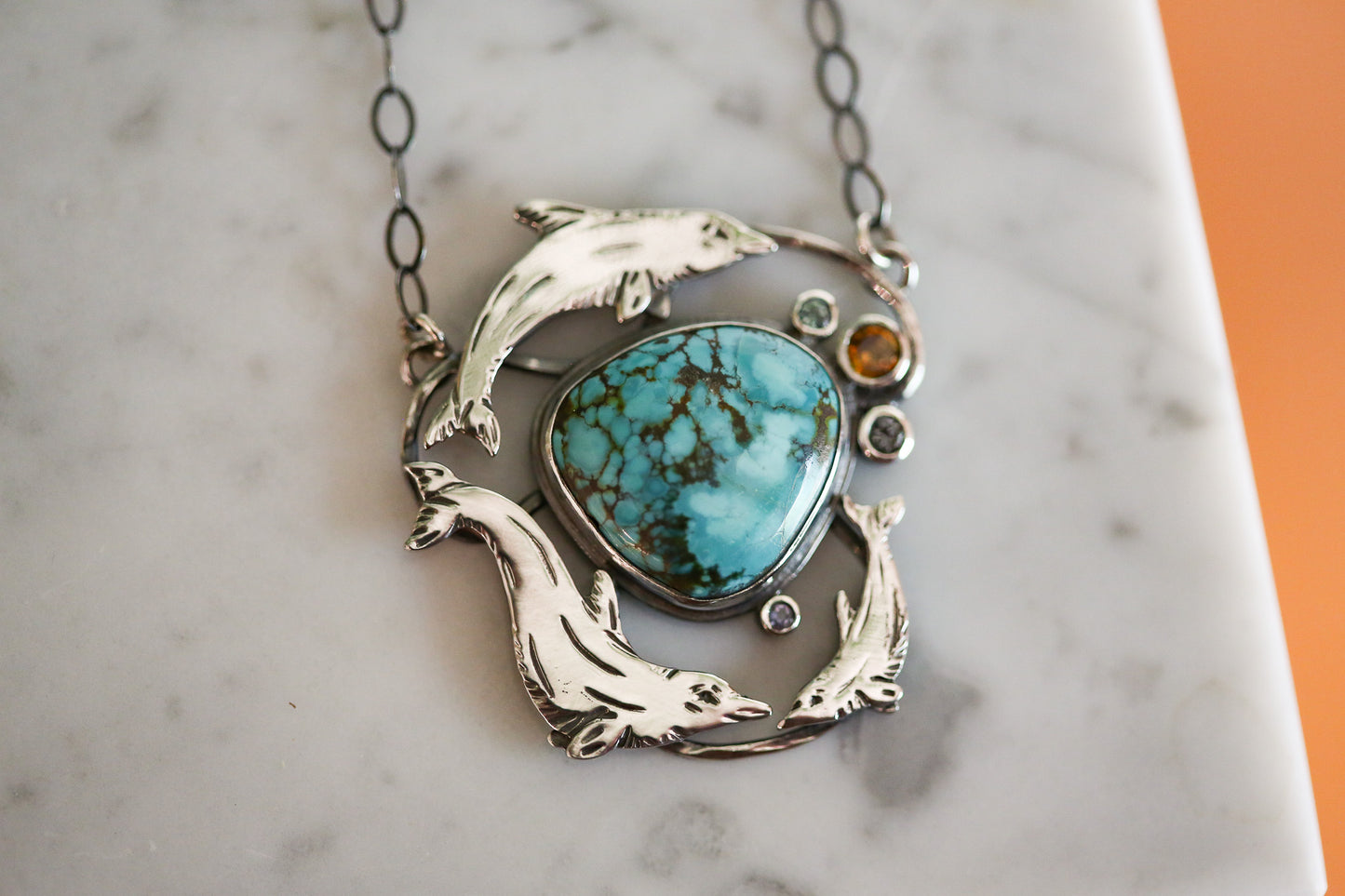 Dolphin Pod Necklace
