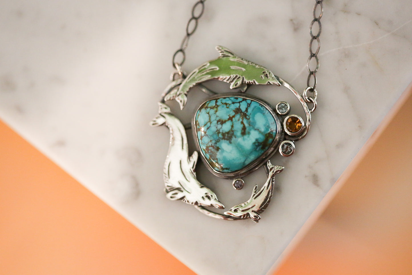 Dolphin Pod Necklace