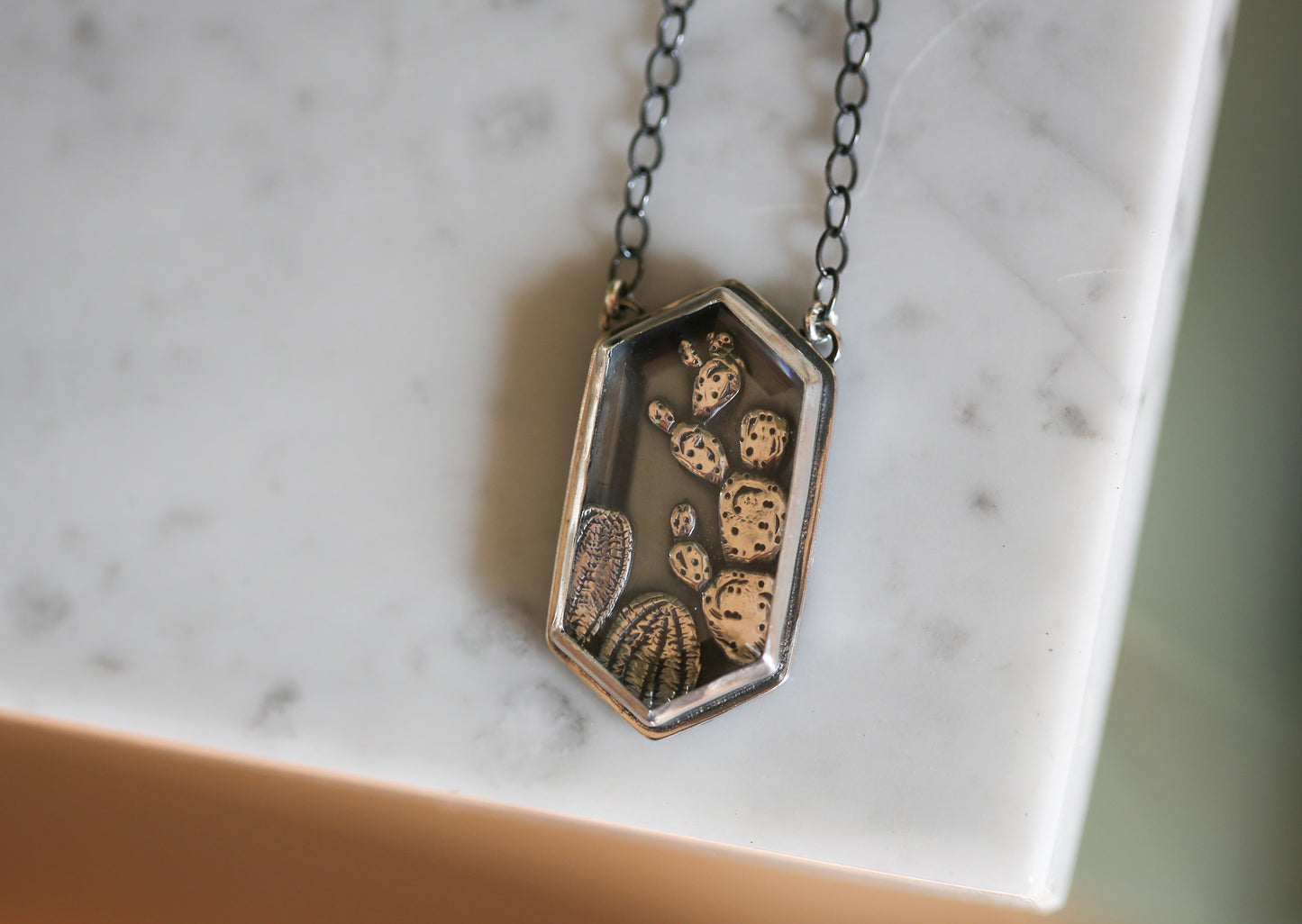 Cactus Terrarium Necklace
