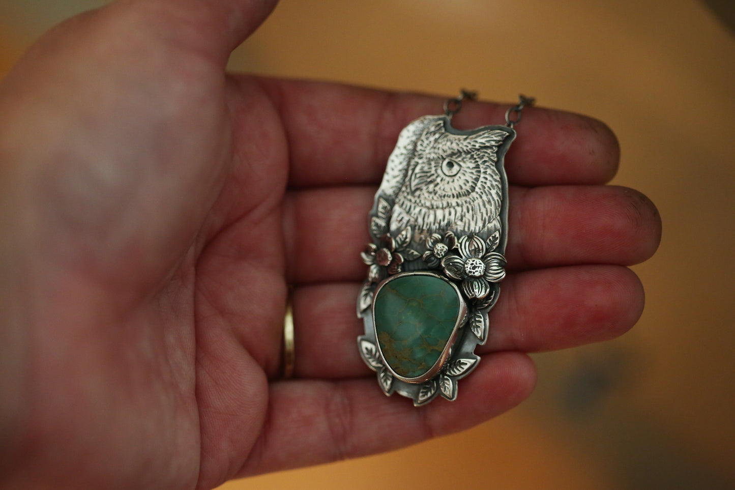 Great Horned Owl Necklace