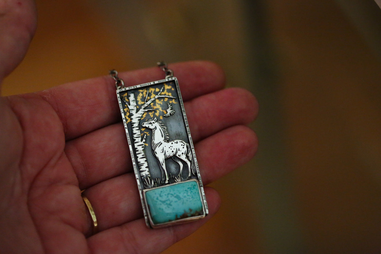 Forest Horse Necklace