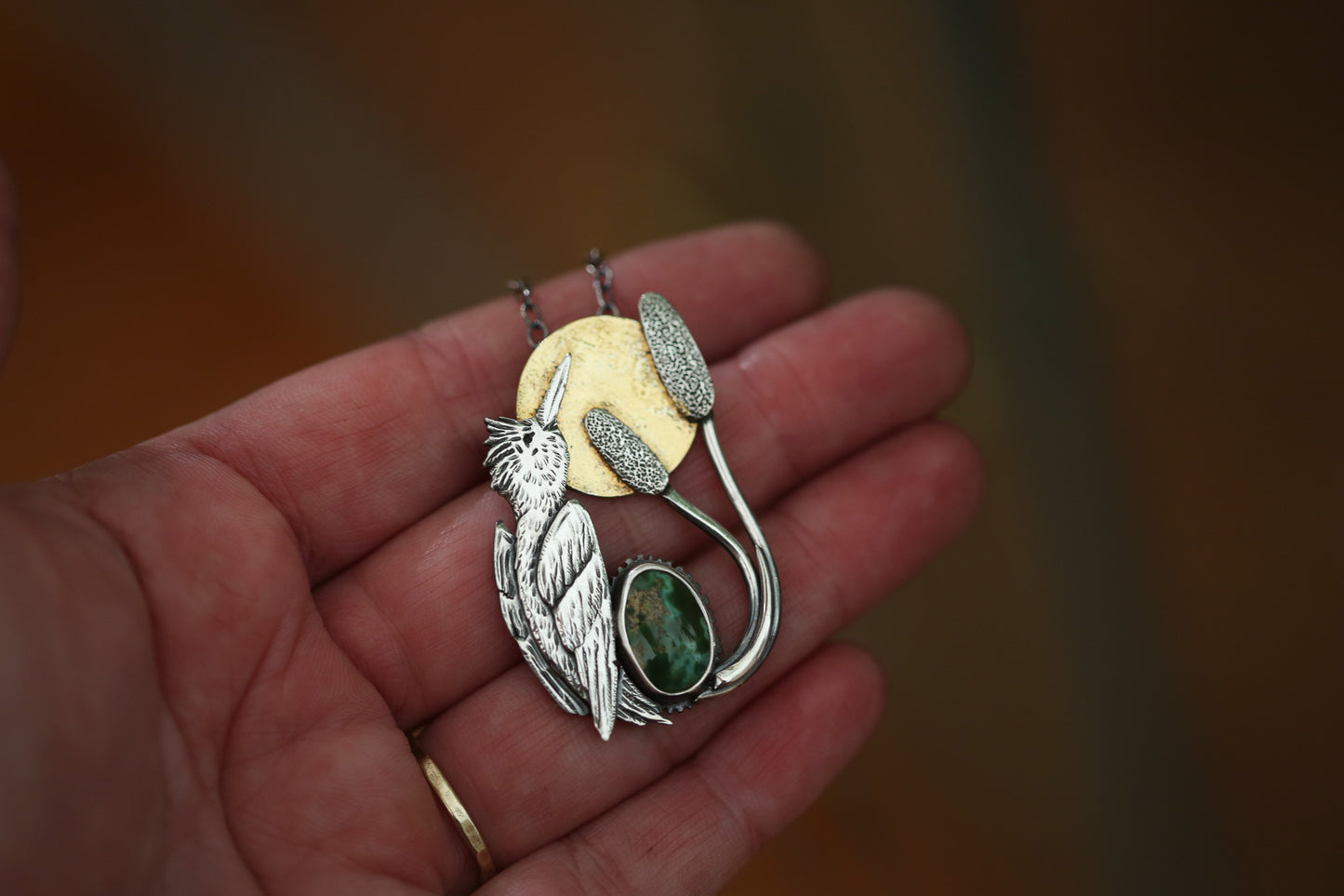Kingfisher Sun Necklace