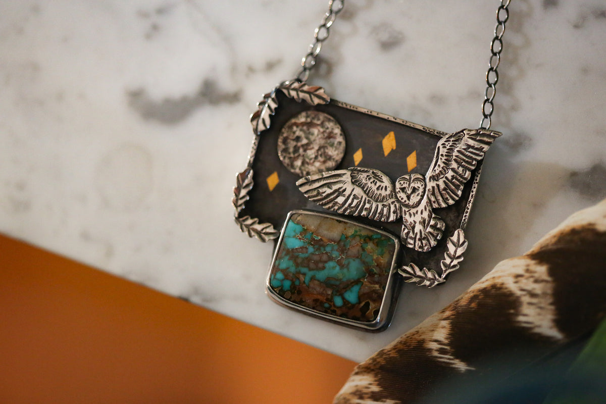 Moonlit Flight Necklace