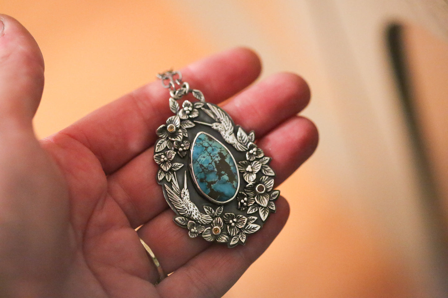 Hummingbird Flutter Necklace