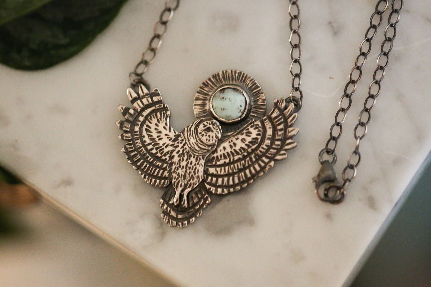 Moonlit Owl Necklace