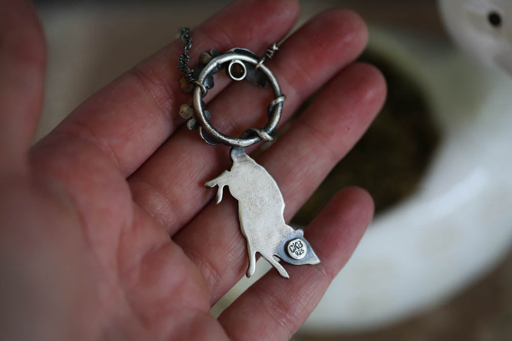 Dogwood + Possum Necklace