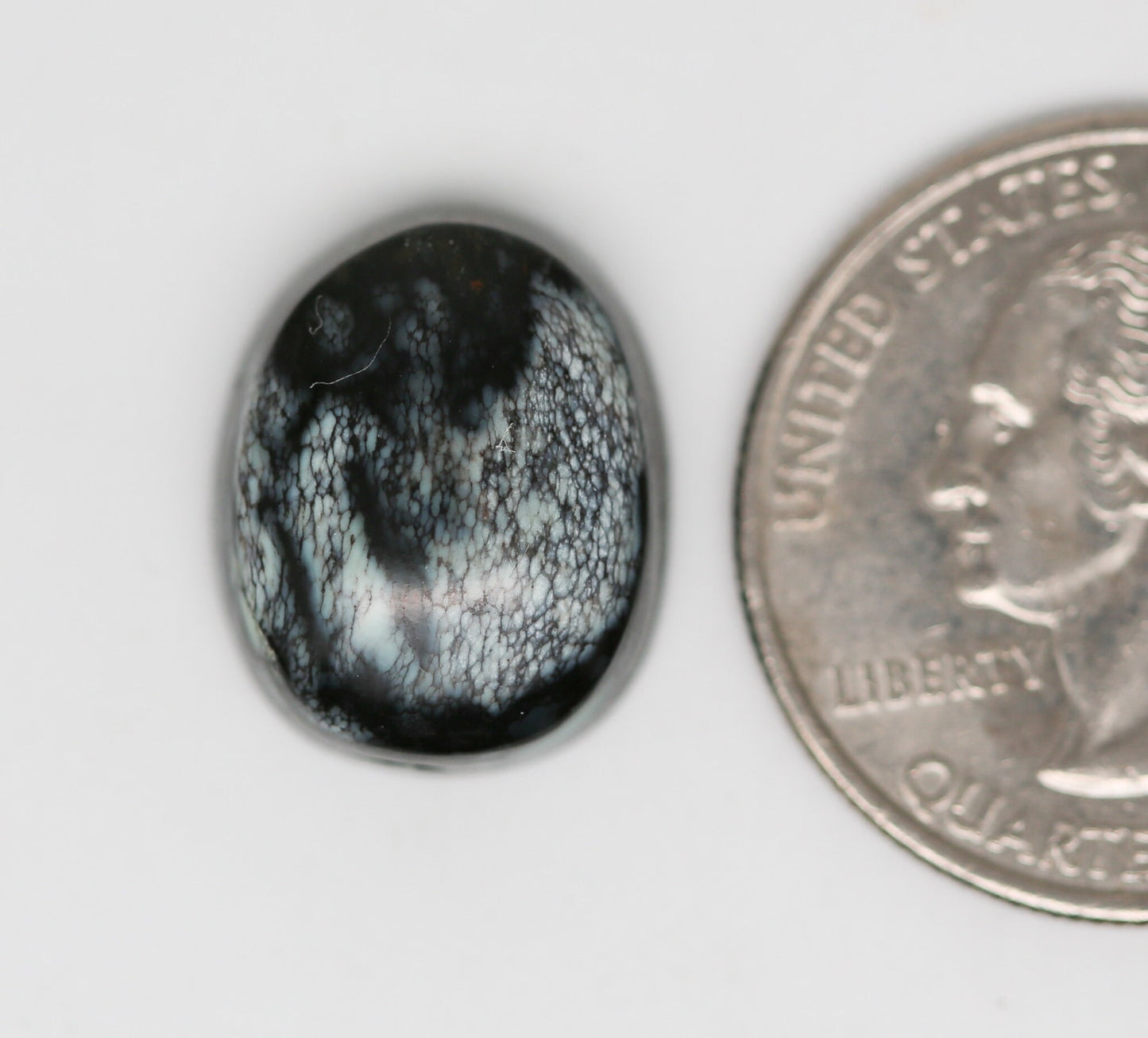 Snowville Variscite Cabochon. Natural Turquoise Cab. Variscite Cabochon.