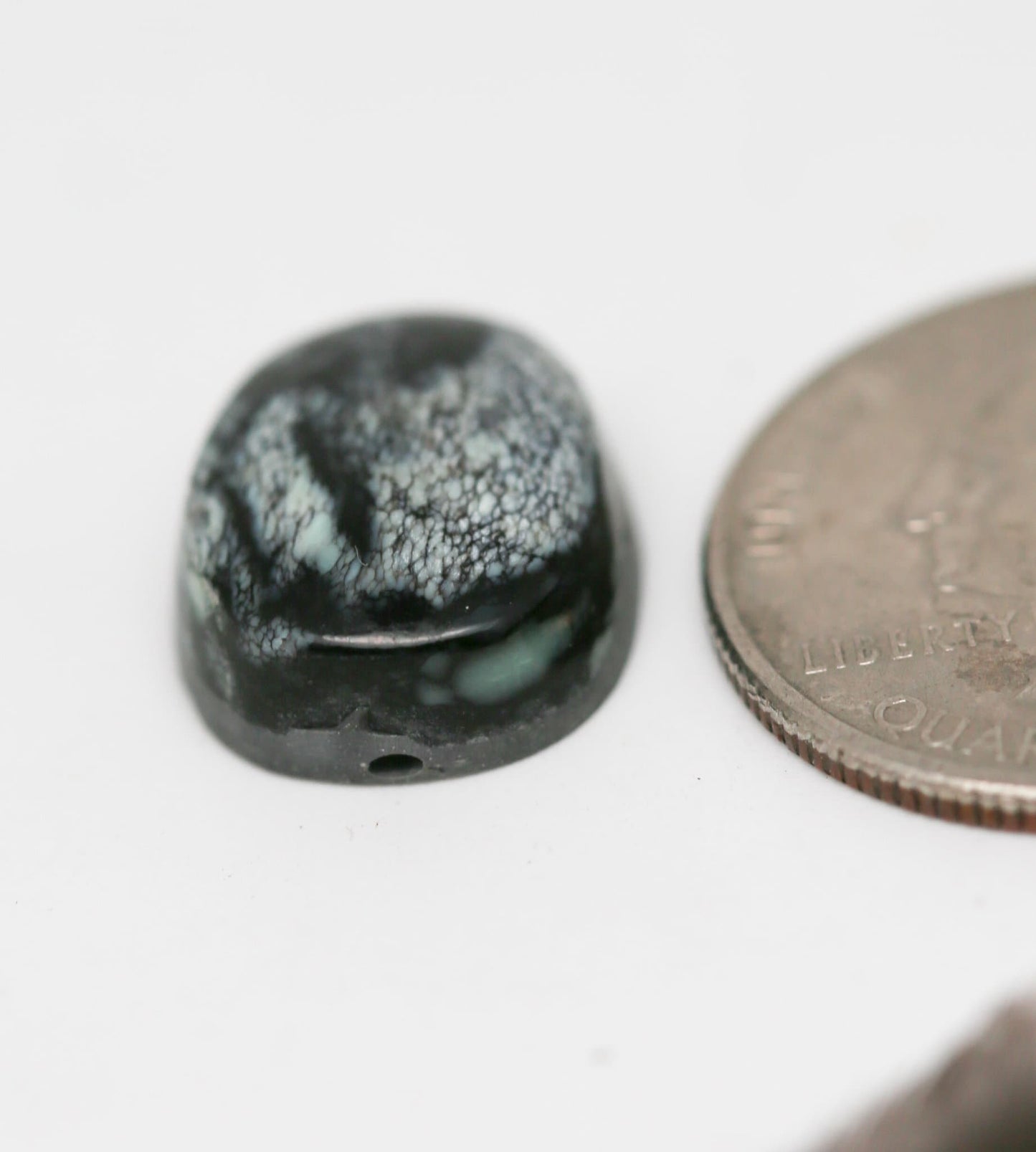 Snowville Variscite Cabochon. Natural Turquoise Cab. Variscite Cabochon.