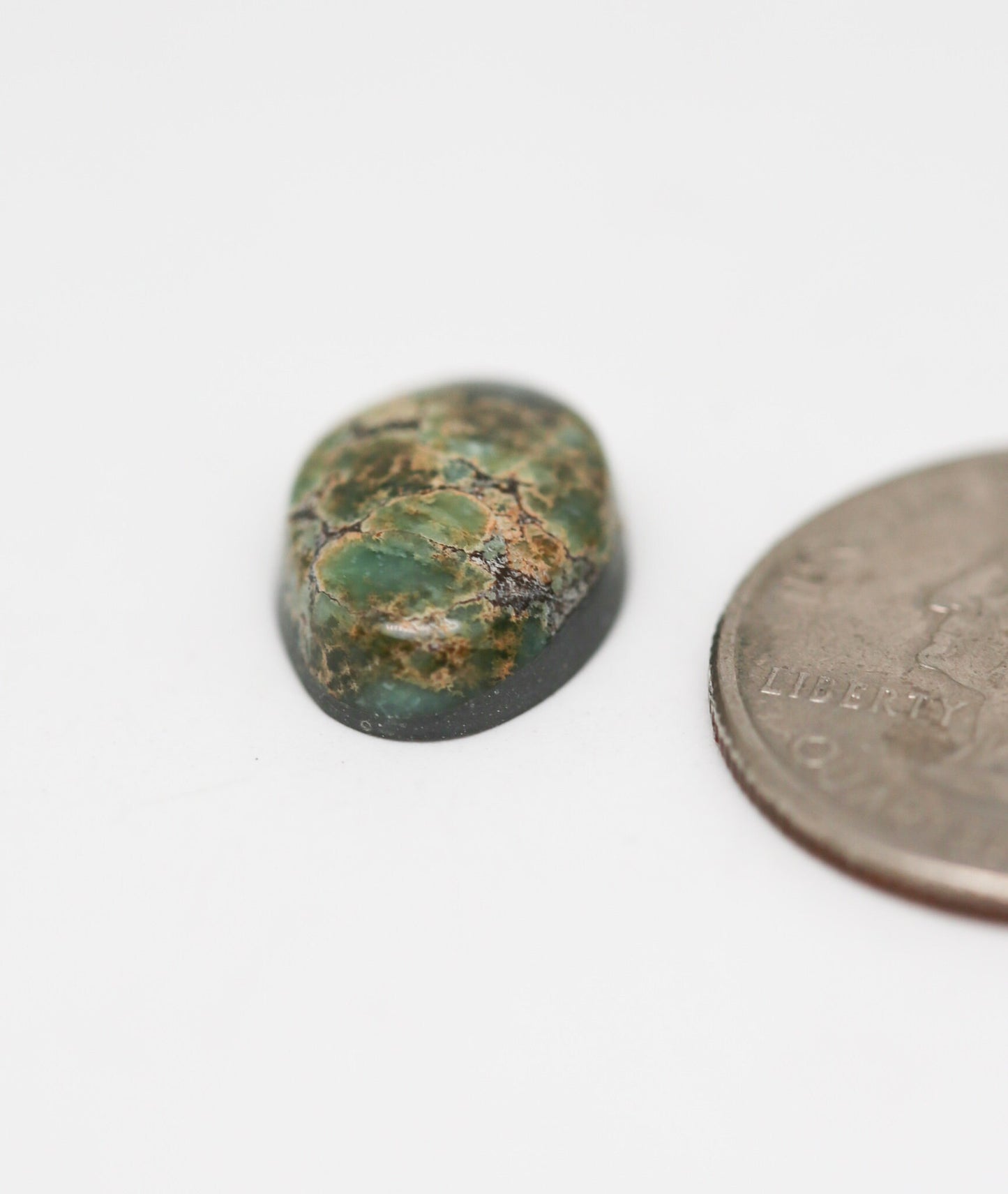 Damele Turquoise Cabochon. Natural Turquoise Cab. Rare Turquoise.