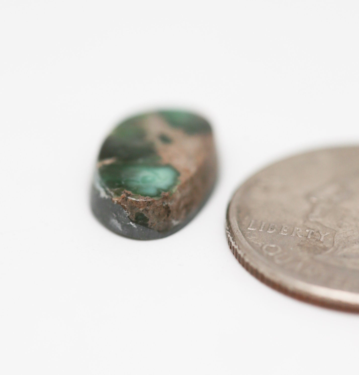 Damele Turquoise Cabochon. Natural Turquoise Cab. Rare Turquoise.