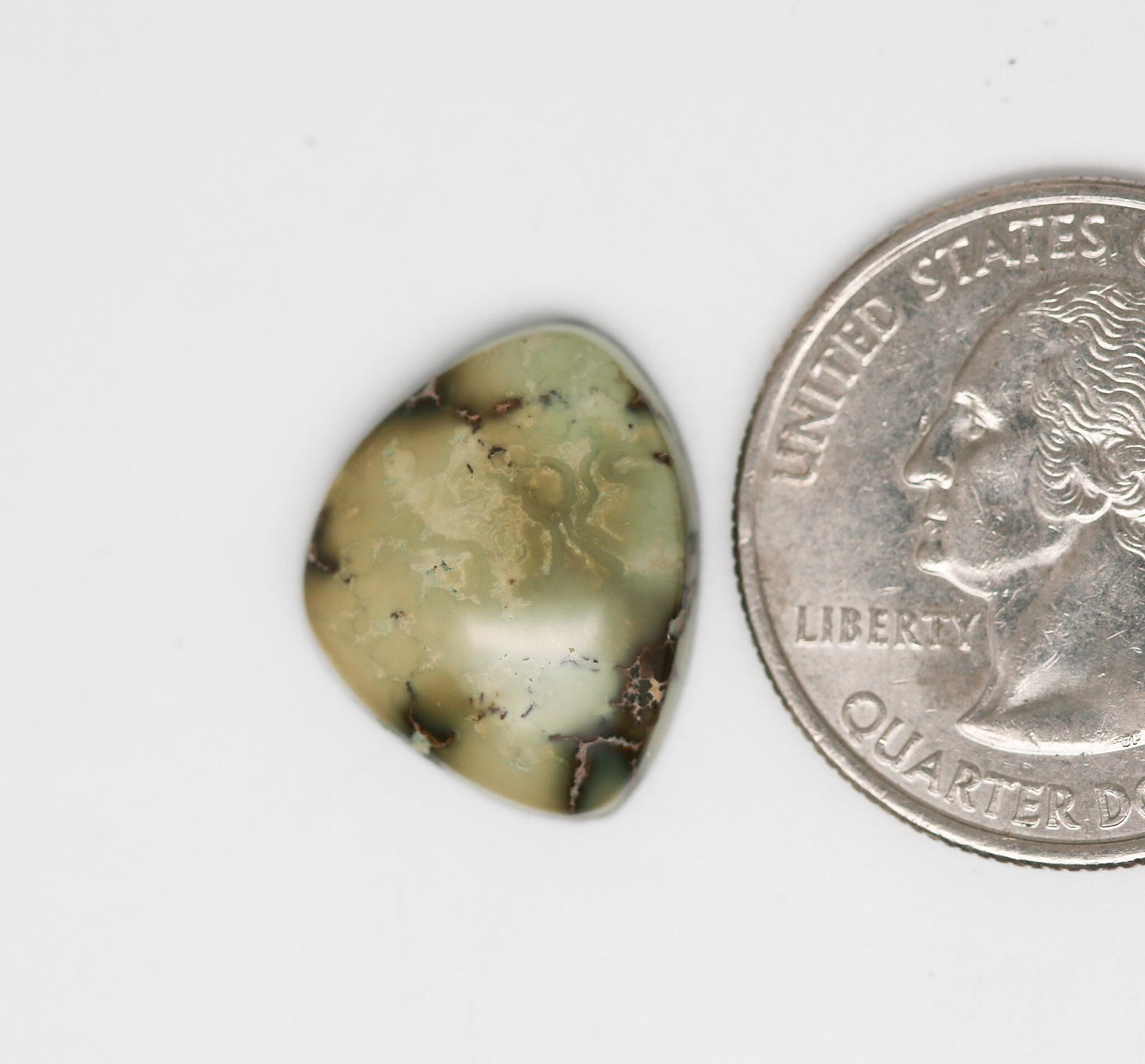 Damele Turquoise Cabochon. Natural Turquoise Cab. Rare Turquoise.