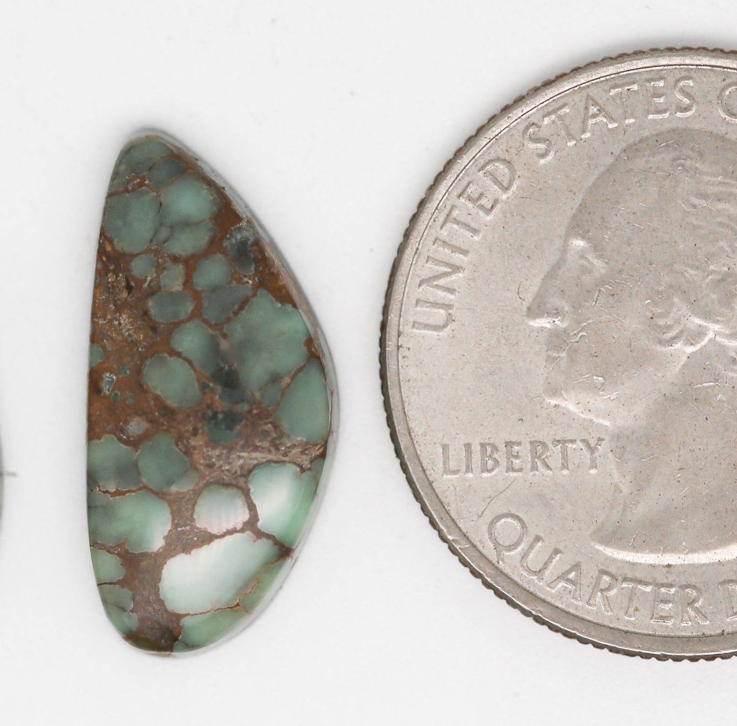 Damele Turquoise Cabochon. Natural Turquoise Cab. Rare Turquoise.