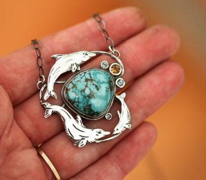 Dolphin Pod Necklace