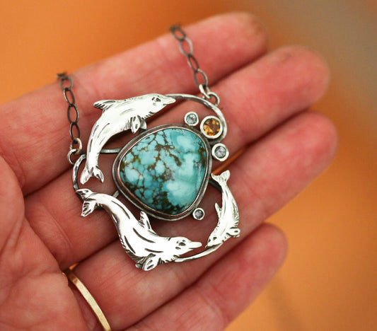 Dolphin Pod Necklace