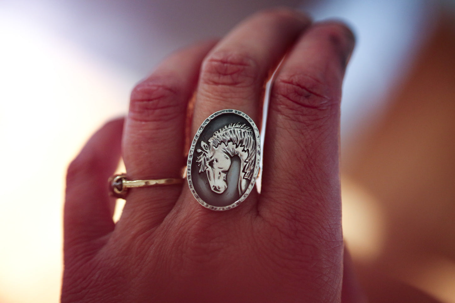 Horse Ring Size 6.25