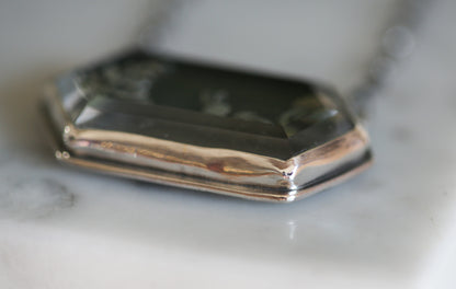 Snail + Mushroom Terrarium Necklace