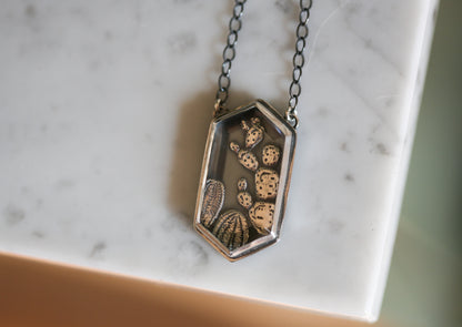 Cactus Terrarium Necklace