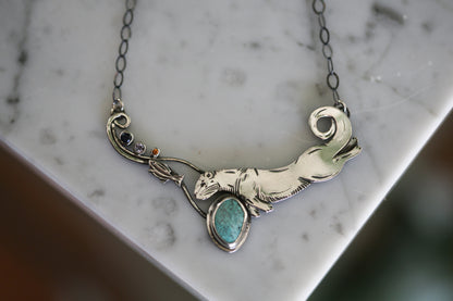 Fishing Otter Necklace