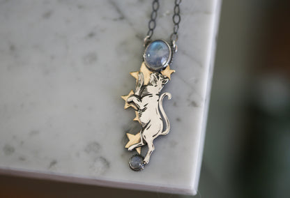 Celestial Cat Necklace
