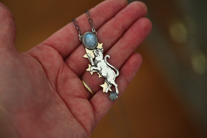 Celestial Cat Necklace