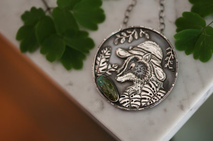 Explorer Raccoon Necklace