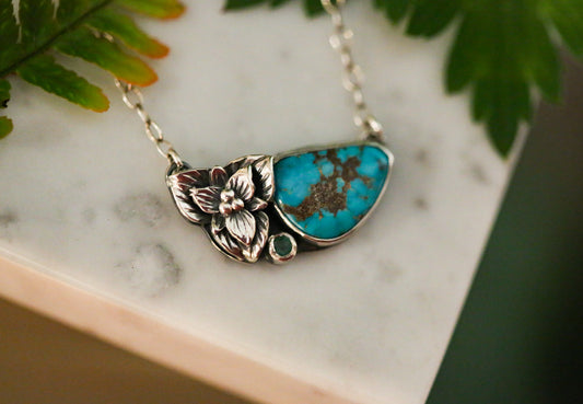 Turquoise Trillium Necklace