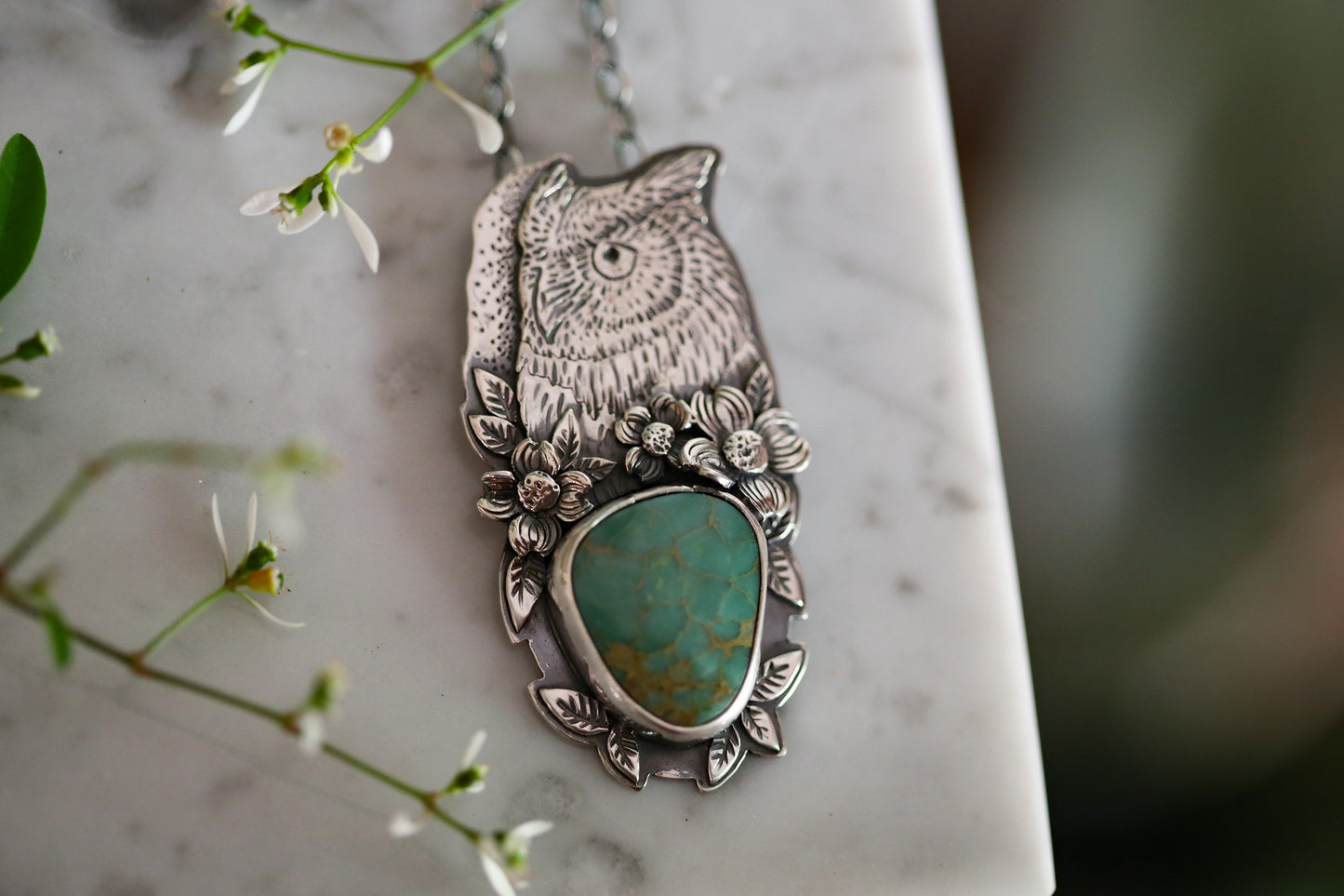 Great Horned Owl Necklace