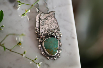 Great Horned Owl Necklace