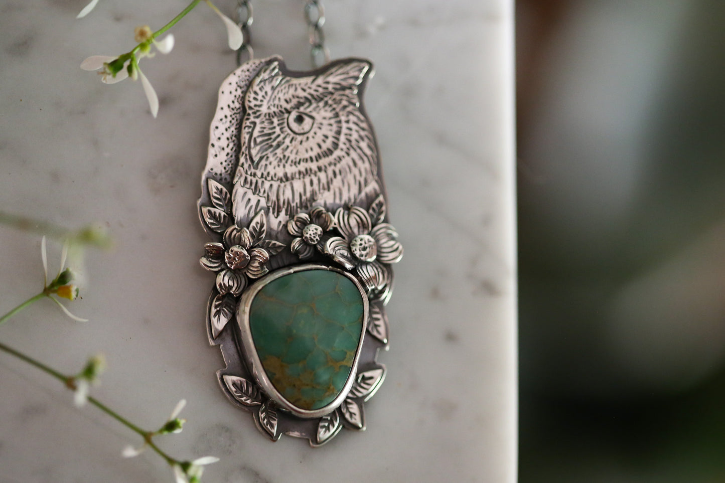 Great Horned Owl Necklace