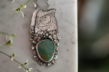 Great Horned Owl Necklace