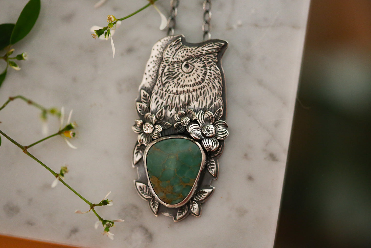 Great Horned Owl Necklace