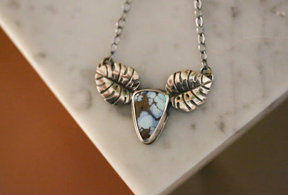 Monstera Duo Necklace