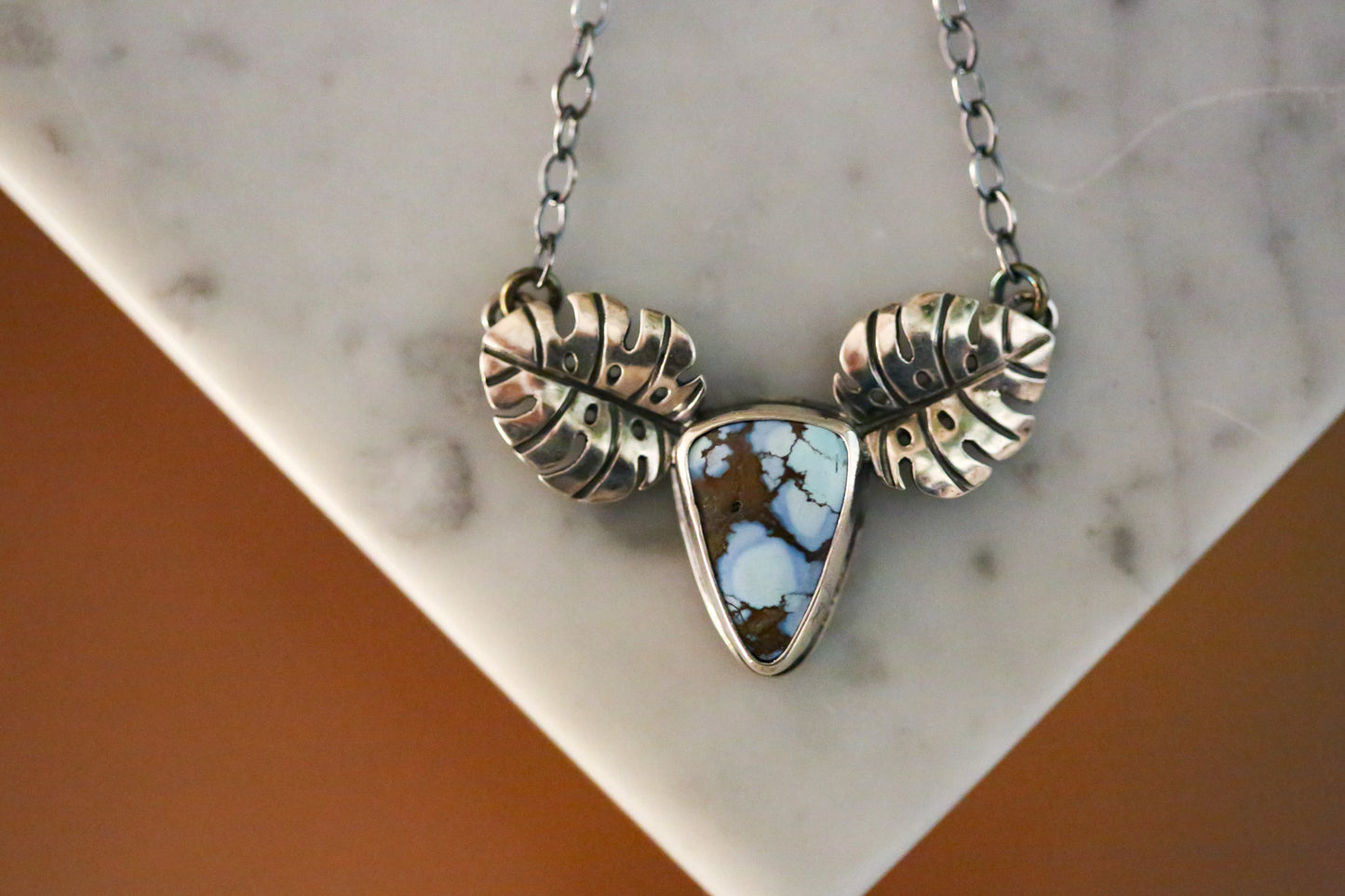 Monstera Duo Necklace