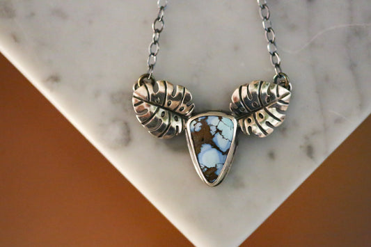 Monstera Duo Necklace