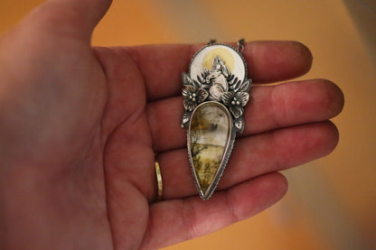Sunrise Rabbit Necklace