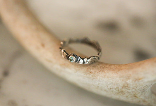 Sapphire Mountain Ring Size 5.25