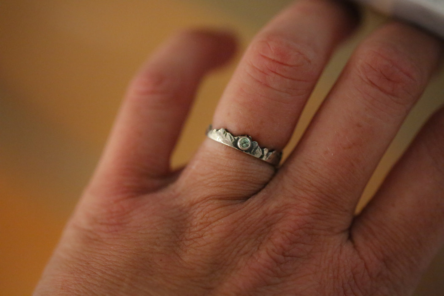 Sapphire Mountain Ring Size 5.25