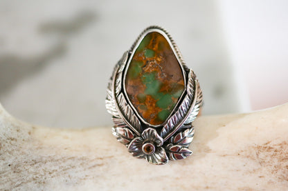 Stone Mountain Feather Ring Size 8.5