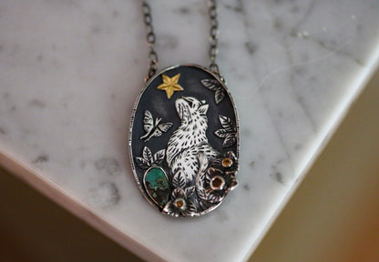 Stargazing Cat Necklace