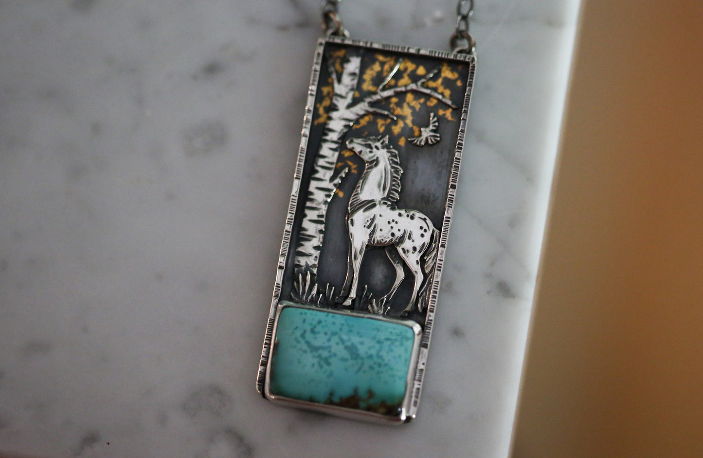 Forest Horse Necklace