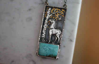 Forest Horse Necklace