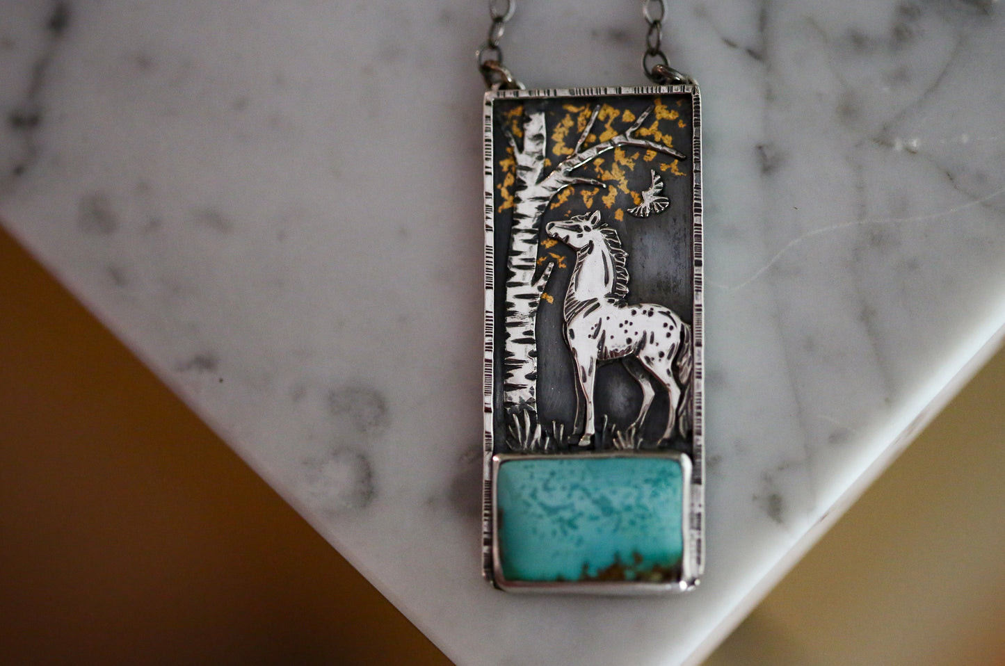 Forest Horse Necklace