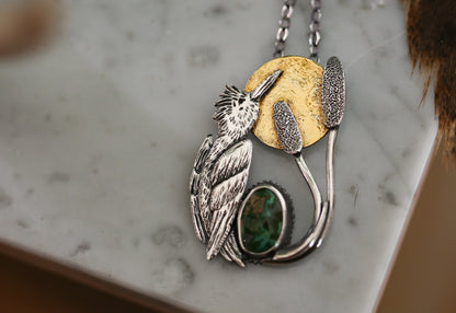 Kingfisher Sun Necklace