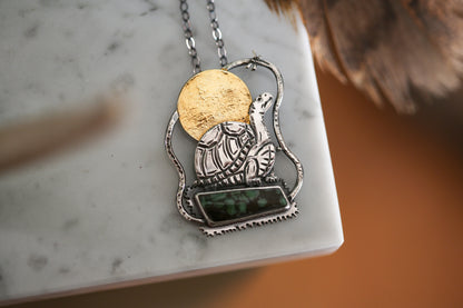 Turtle Sun Necklace