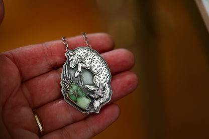 Leaping Fox Necklace