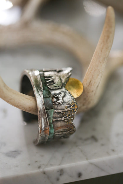 Appaloosa Family Inlay Cuff