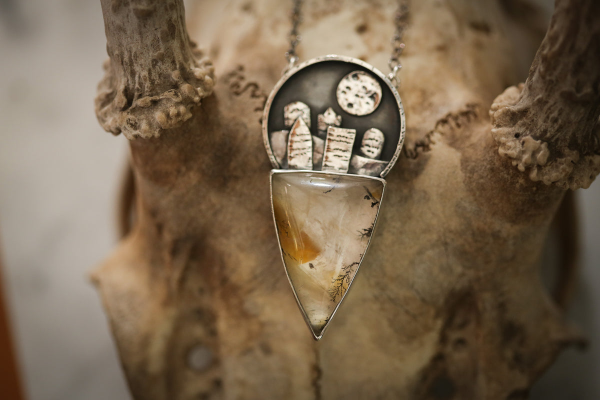 Full Moon Graveyard Necklace
