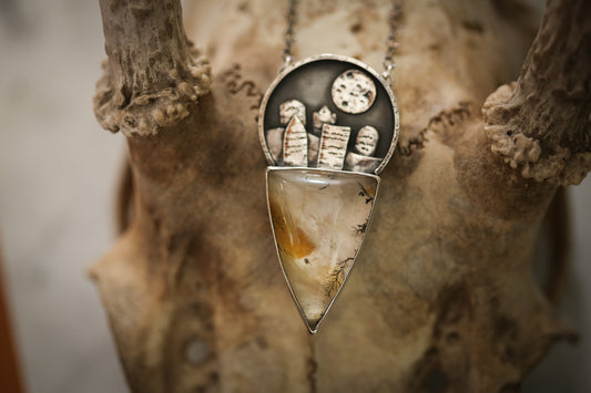 Full Moon Graveyard Necklace