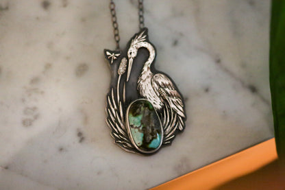Heron Necklace